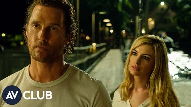 Anne Hathaway and Matthew McConaughey on <i>Serenity</i> and their favorite noir films