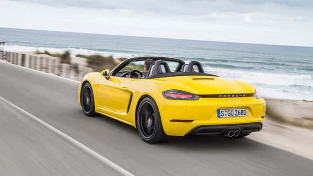 Image for article titled All-Electric Porsche 718 Boxsters and Caymans Are Coming in 2022: Report