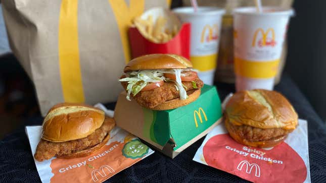 McDonald's Crispy Chicken Sandwiches: Classic, Spicy, and Deluxe