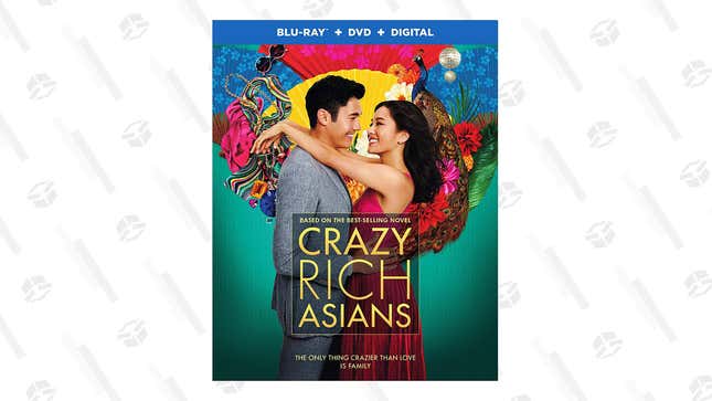 Crazy Rich Asians (Blu-ray + DVD + Digital Combo Pack) | $10 | Amazon