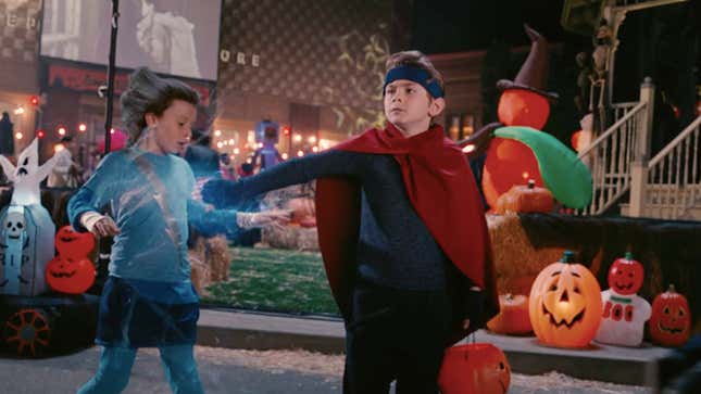 Billy using his powers to stop Tommy.