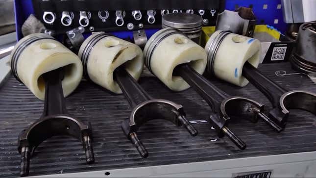 Here's What Happens When You Make Pistons Out Of Plastic