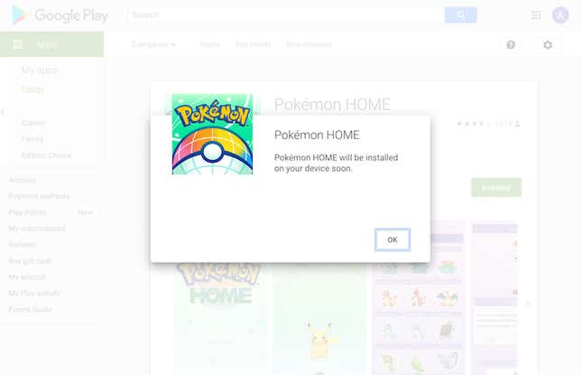 Can’t Find Pokémon Home On Mobile? Open Up Your Browser