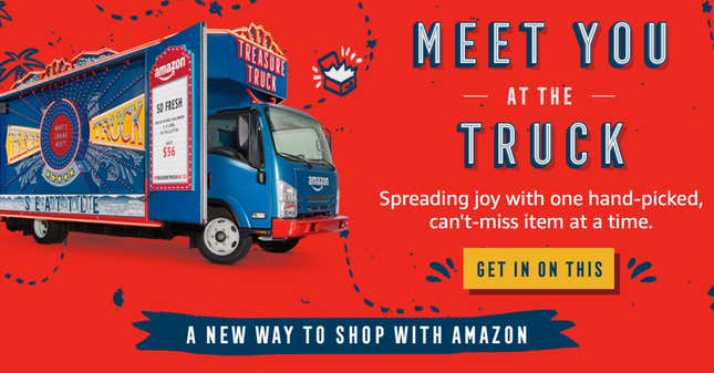 $10 Off Next Treasure Truck Purchase | Amazon | Purchase must be made before July 31