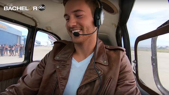 Image for article titled The Bachelor Will Try to Prove Pilot Peter Isn&#39;t a Giant Dweeb