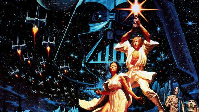 A glimpse of A New Hope by Greg and Tim Hildebrandt.