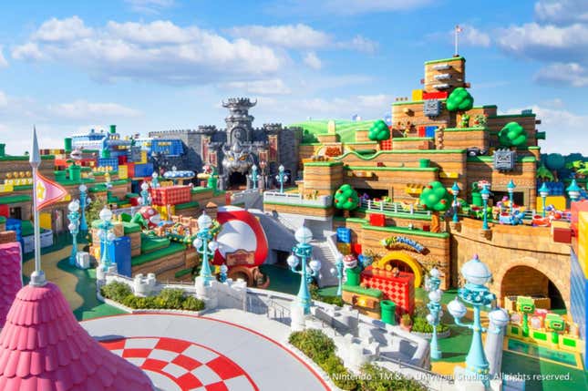 Imagen para el artículo titulado Primeras imágenes del interior del parque de atracciones Super Nintendo World que abrirá en Japón en 2021