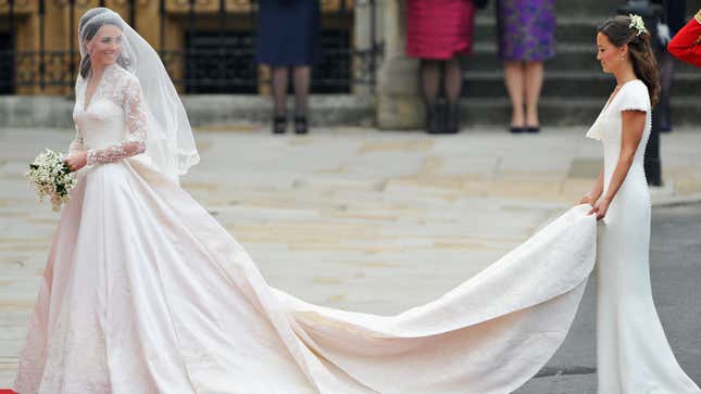 Image for article titled Royal Wedding Gown Embroiderer Facing Potential Homelessness During Coronavirus Pandemic