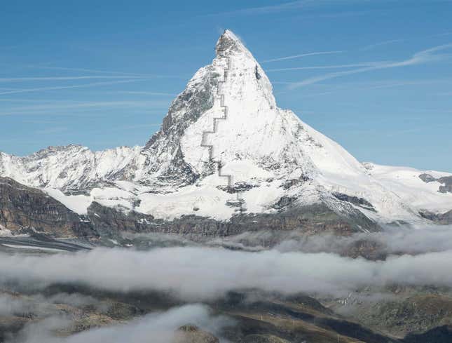Image for article titled Switzerland Passes U.N. Inspection After Erecting Fire Escape On Matterhorn
