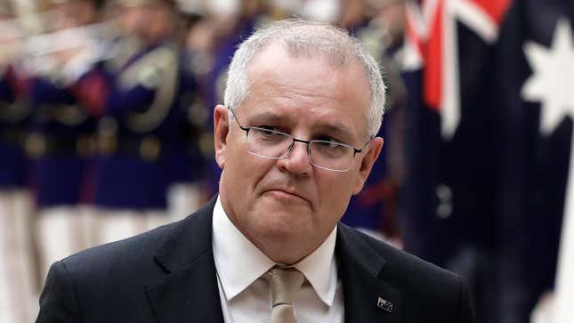 File photo of Australian Prime Minister Scott Morrison