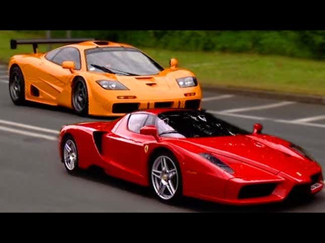 Now You Can See If A Ferrari Enzo Or A McLaren F1 Is Better