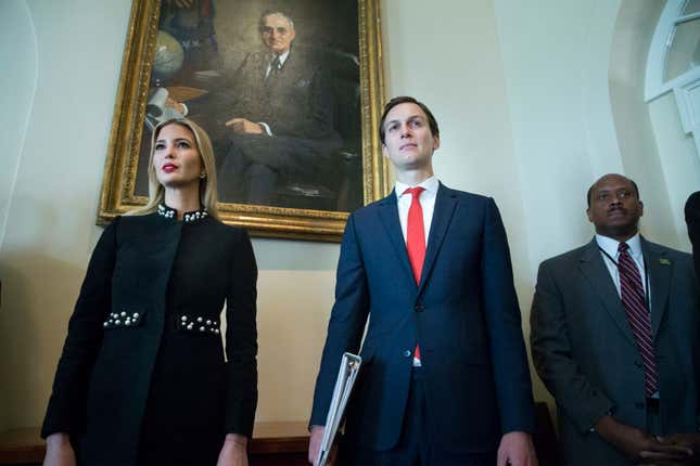Image for article titled Secret Service Spends $3,000 a Month for Bathroom, Because Jared and Ivanka Won’t Let Them Use Their Toilet