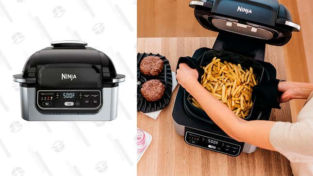 Ninja Foodi 5-in-1 Indoor Grill with 4-qt Air Fryer | $200 | Best Buy