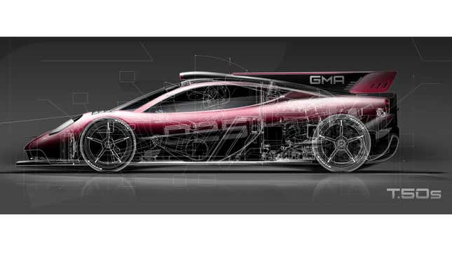 Gordon Murray Automotive Is Building A Track-Only Version Of The T.50 With A Big Fin, More Horsepower, And Even Less Weight