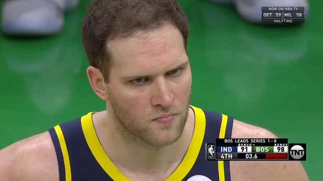 Image for article titled The Pacers Kept Handing Bojan Bogdanovic The Ball Until It Killed Them
