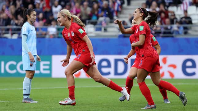 Image for article titled Here Are All 13 Goals In The USWNT&#39;s Obliteration Of Thailand