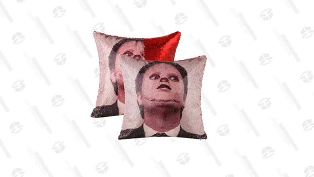 Dwight Schrute Sequin Pillow | $8 | Amazon