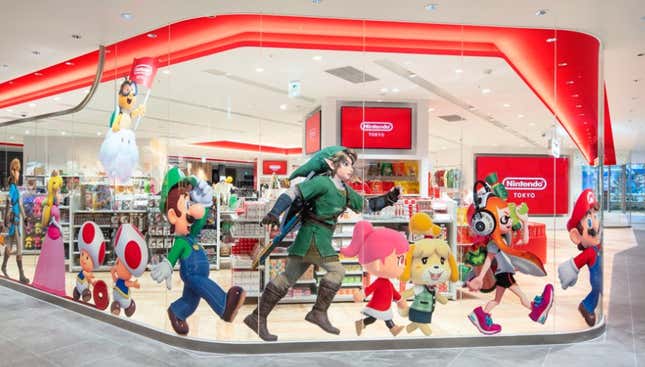 Image for article titled Japan&#39;s First Nintendo Store Opened Last Friday, But Lines Are Still Hours Long