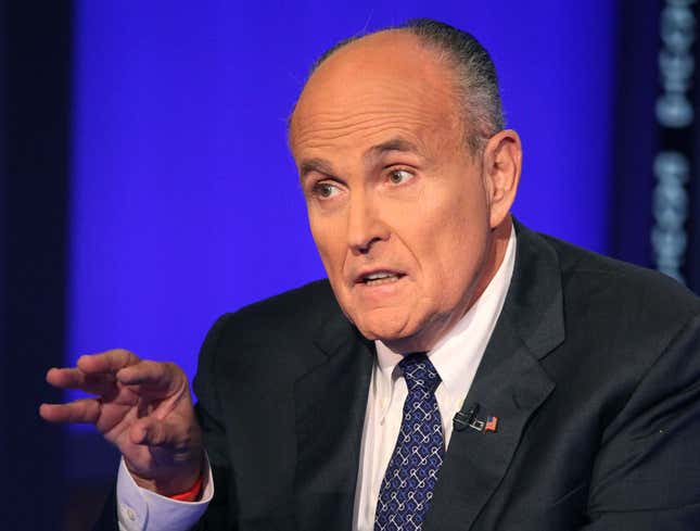 Image for article titled Rudy Giuliani Backtracks On Previous Statements Referring To 9/11 As Tragedy