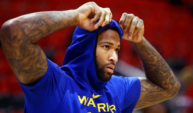 Image for article titled The Warriors Need DeMarcus Cousins Now, Which Is Concerning For Everyone Involved