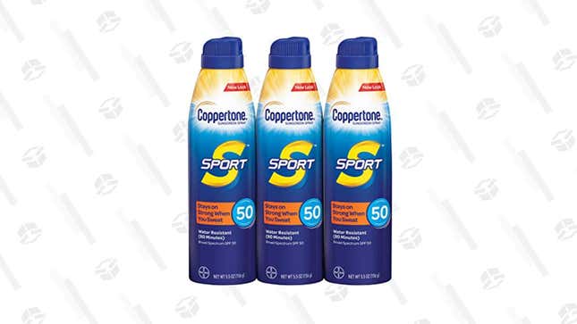 Coppertone SPORT Continuous Sunscreen Spray, 3 Pack | $15 | Amazon | Clip $4 coupon