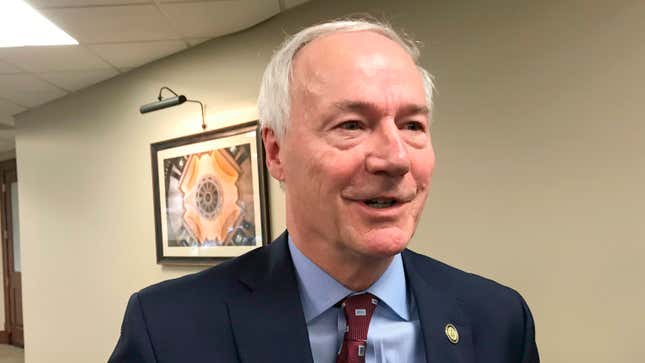 Image for article titled Arkansas Governor Tells People Who Want an Abortion to Fuck Off