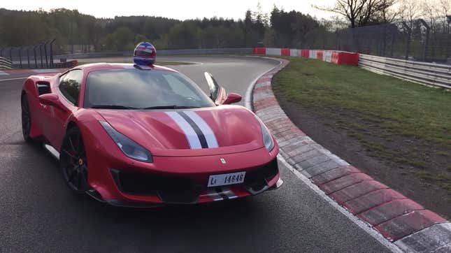 The 488 Pista, ready to take on Green Hell