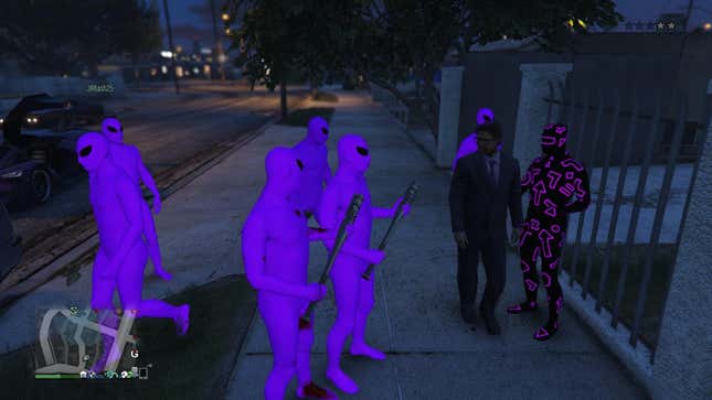 Image for article titled GTA Online Players Are Picking Sides In A Giant Alien War