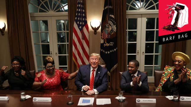 Image for article titled President Trump Is The First Black President, Apparently