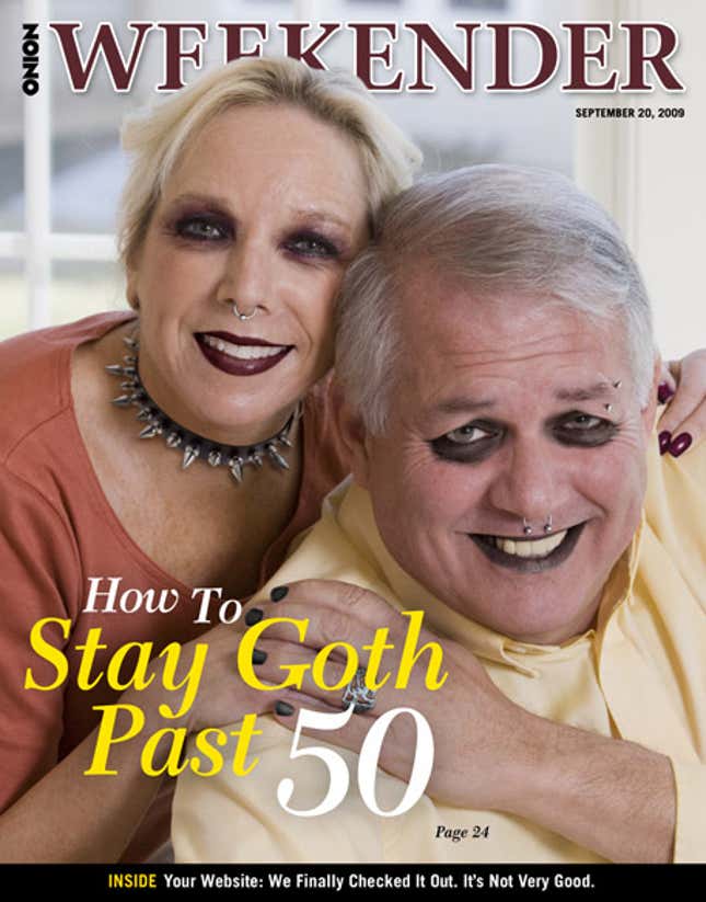 Image for article titled How To Stay Goth Past 50