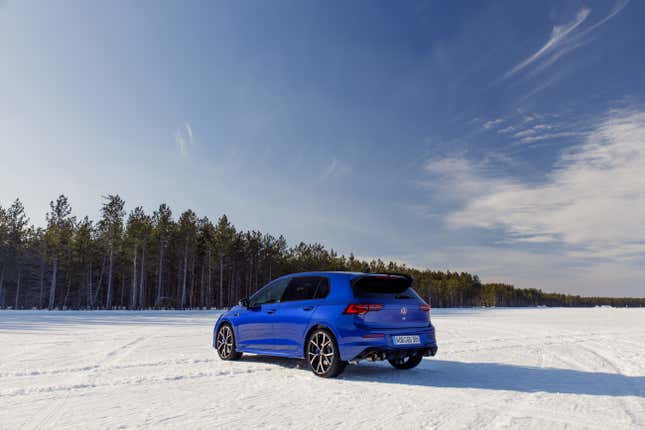 Image for article titled We Drove The 2022 Golf R On Ice And It’s Probably Going To Be The Best New Hot Hatch You Can Buy