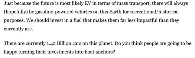 Image for article titled EV&#39;s Or Alternative Fuel? You Decided