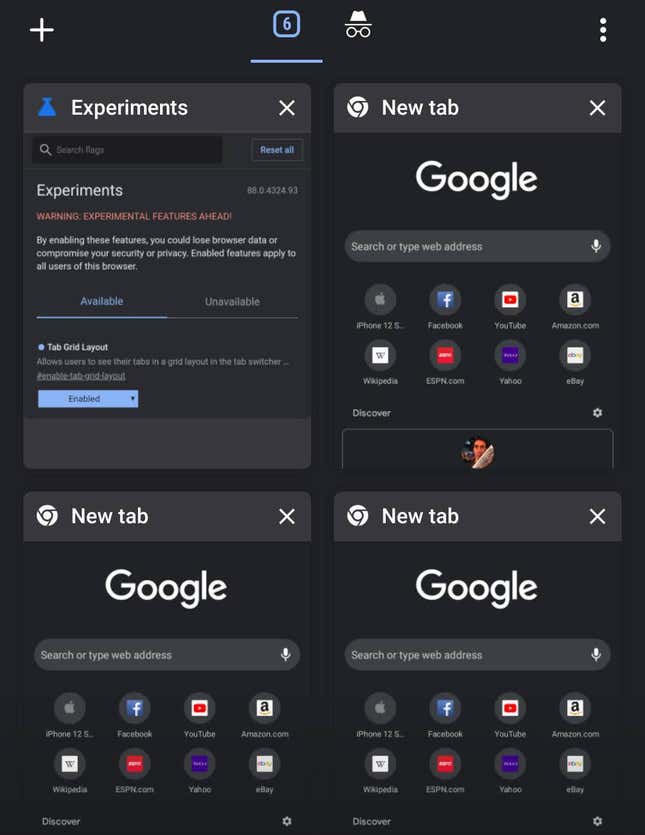 How to create tab groups in android s chrome browser