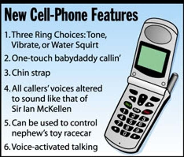 Image for article titled New Cell-Phone Features