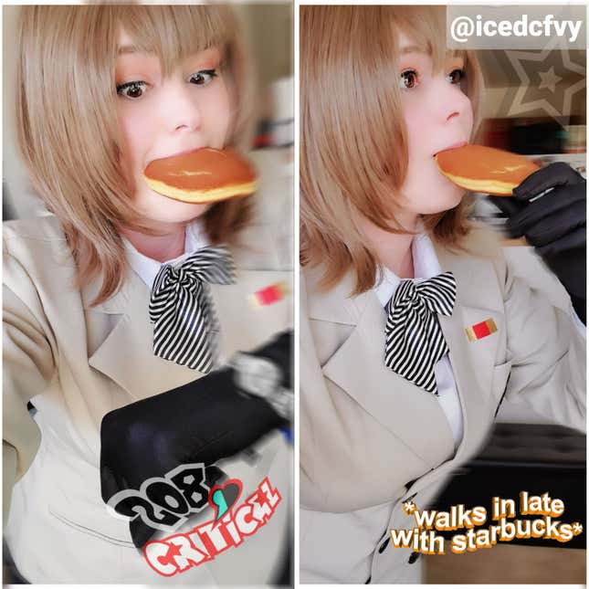 Image for article titled Welcome To BreadCon, Where Everyone Is An Anime Character Who Is Late For School