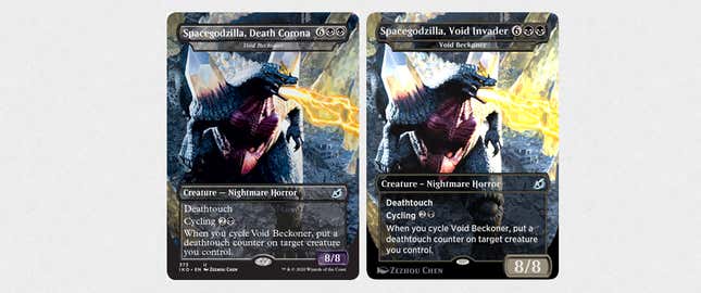 Image for article titled Magic The Gathering Changing Spacegodzilla Card Because Of Coronavirus Covid-19