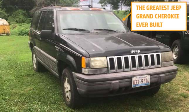 Image for article titled The Greatest Jeep Grand Cherokee Ever Has Been For Sale For Months And We&#39;re All Fools For Not Buying It