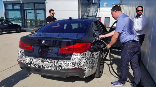 Image for article titled I Rode in BMW's Absurd 710 HP Electric 5 Series Development Car; Here's How It Works