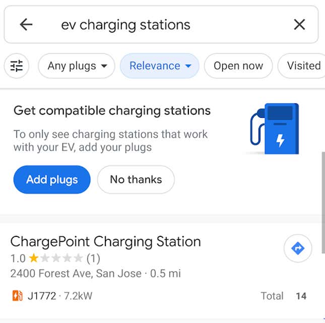 How to Find an Electric Car Charging Station Using Google Maps