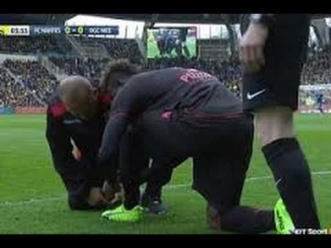 Mario Balotelli Missed Start Of Match Because He Tied His Shoes Too Tight