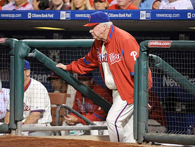 Image for article titled &quot;Feet Don&#39;t Fail Me Now,&quot; Says Charlie Manuel Before Walking To Mound