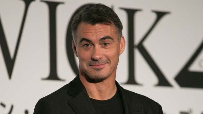 Chad Stahelski at the Japanese premiere of John Wick 2.