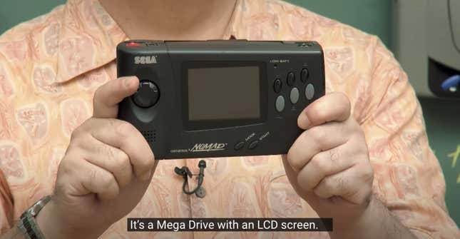 Imagen para el artículo titulado Sega muestra en público por primera vez un viejo prototipo de consola portátil