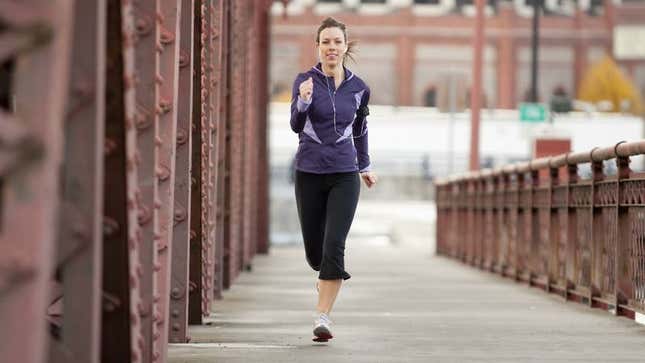 Image for article titled Woman Barely Jogging