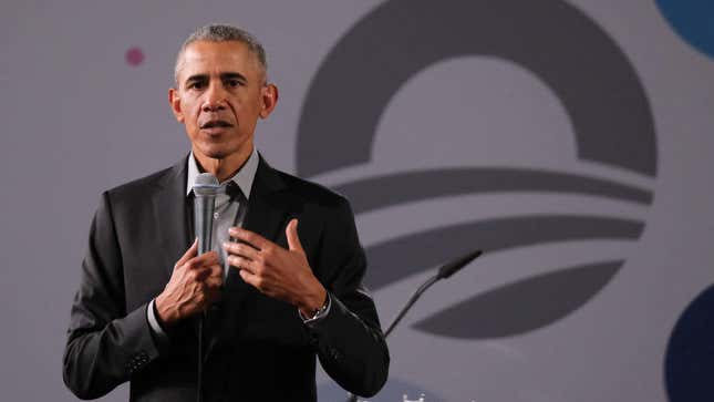 Barack Obama in Berlin April 6, 2019 