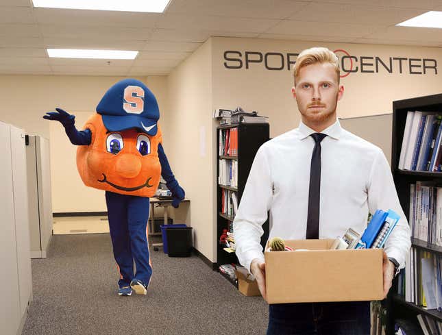 Image for article titled New &#39;This Is SportsCenter&#39; Commercial Features Otto The Syracuse Orange Laying Off Staffers