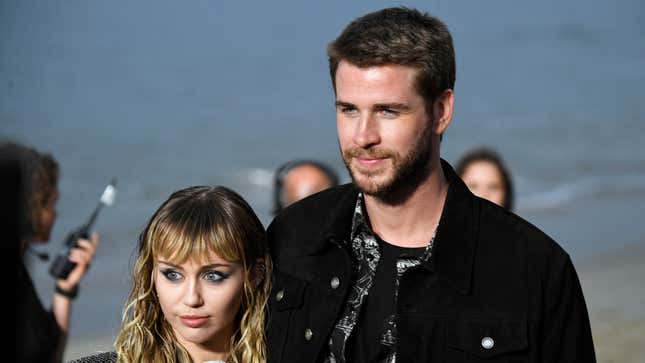Image for article titled Miley and Liam Seem Exhausting, Honestly
