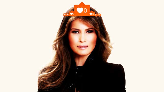Image for article titled A Haunting and Depraved Tour of Melania Trump&#39;s Instagram Graphics