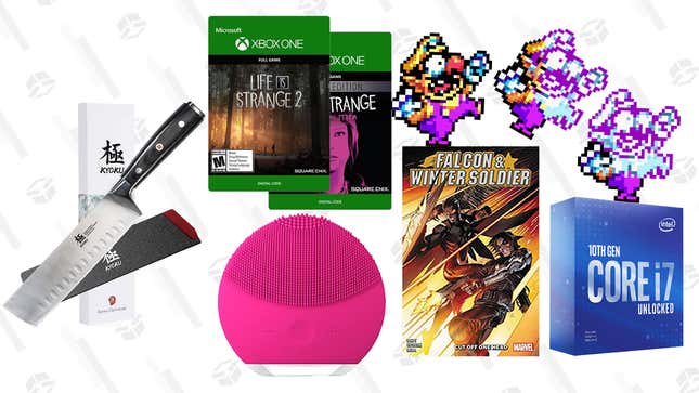 Image for article titled Friday&#39;s Best Deals: Intel Core i7-10700KF Processor, Xbox Digital Game Sale, Kyoku Japanese Nakiri Knife, Foreo Luna 2, Falcon &amp; Winter Soldier Comics, and More