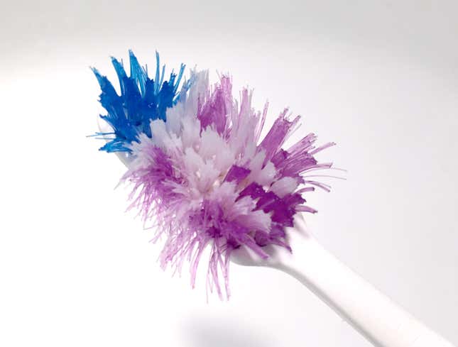 Image for article titled Brutalized Toothbrush Wishes Owner Would Just Let It Die